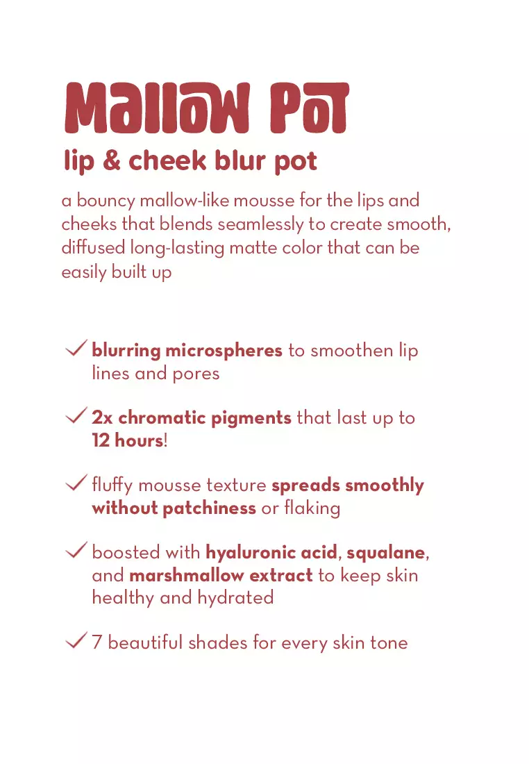 Mallow Pot + Blush Brush Duo  (Berry Fluff + Cinnamon Swirl)