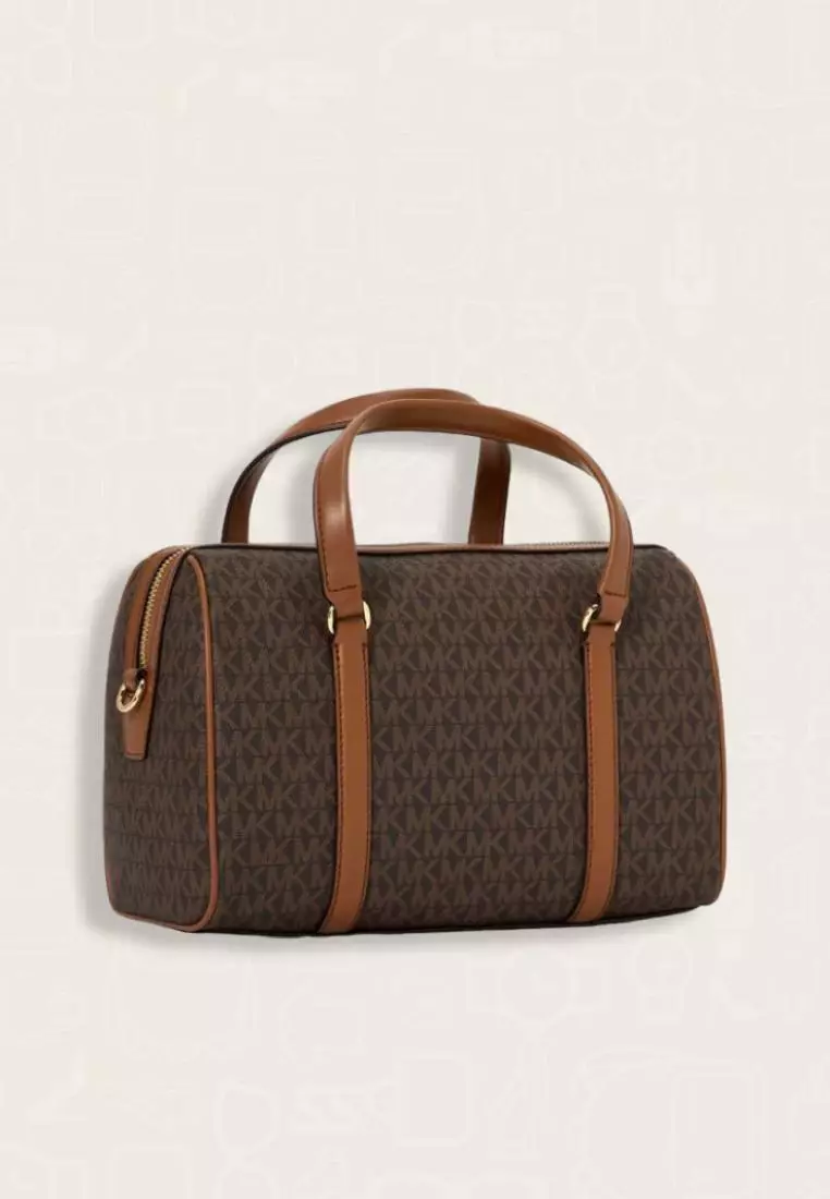 Michael Kors Travel Medium Duffle Satchel Brown