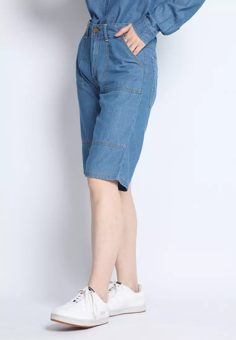 Celana Pendek Skena Wanita Denim Chambay 262403