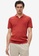 MANGO Man red Fluid Linen Blend Polo Shirt A7587AAB27A91BGS_1
