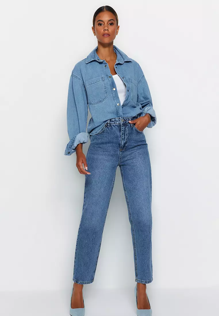 High Waist Mom Jeans