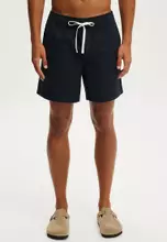 Navy Seersucker