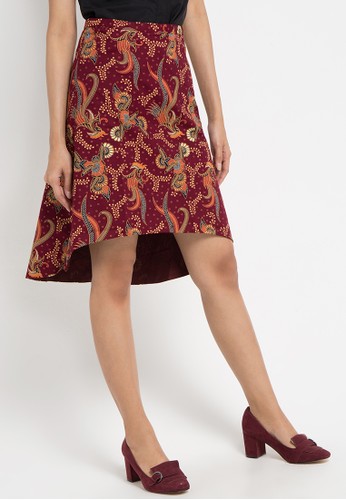 Jual Batik Solo Regular Print Skirt Original  ZALORA 