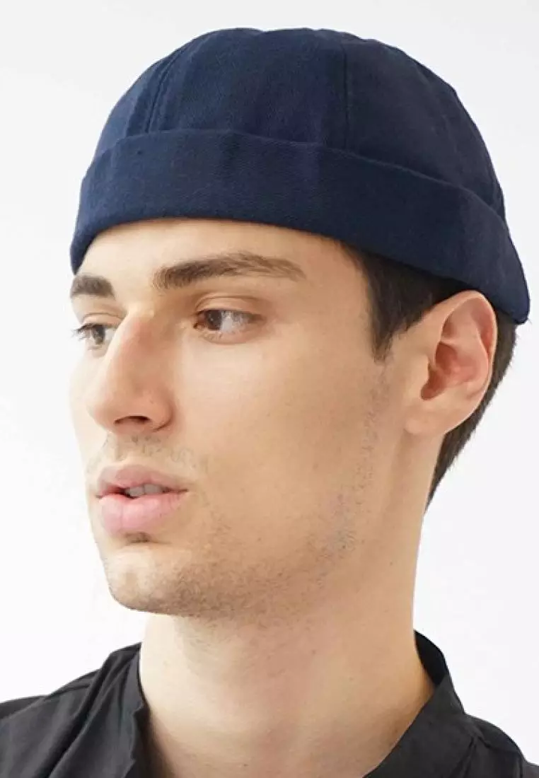 Houseofcuff Peci Beanie Polos Mioki Hat Kopiah Hijrah Muslim Dongker