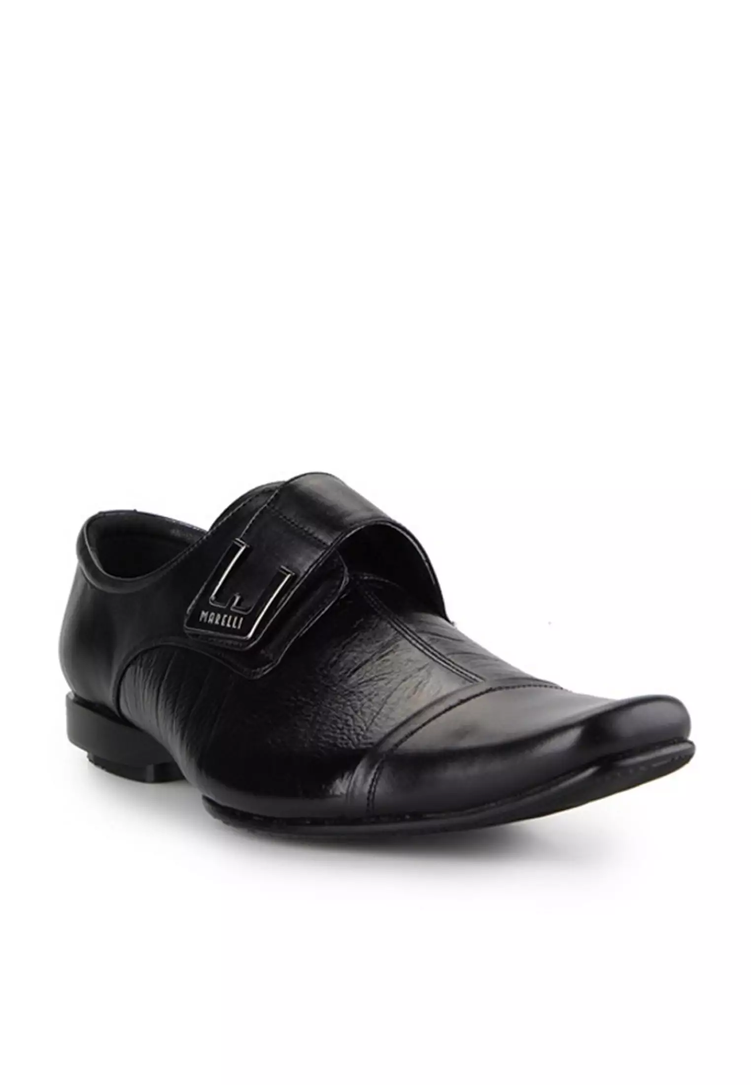 Andres Sepatu Formal Pria Slip On Loafers Kulit Asli