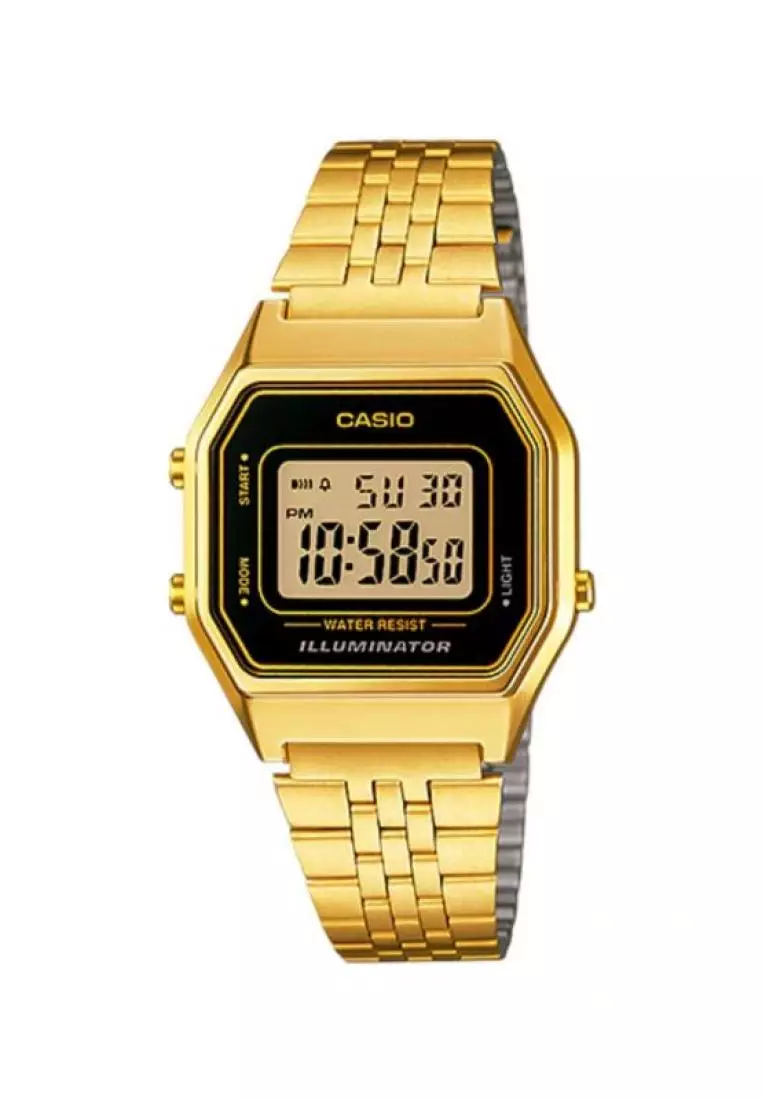 Gold classic casio watch 2025