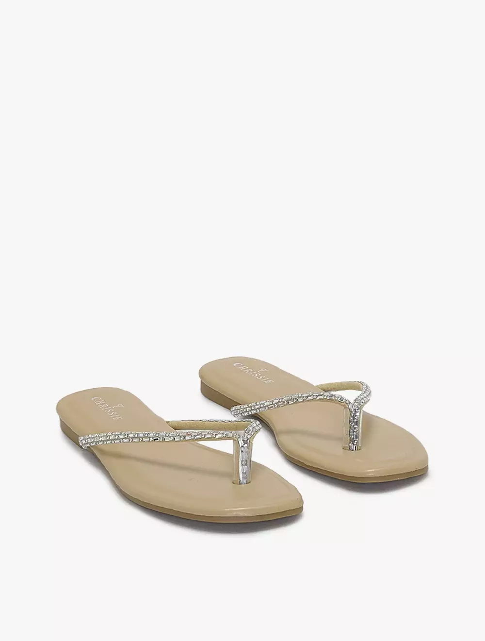 Payless Chrissie Womens Noble Flat Sandals - Silver_05