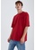 DeFacto red Oversize Fit Crew Neck Pocket Short Sleeve Cotton T-Shirt 5F352AAE65FD52GS_1