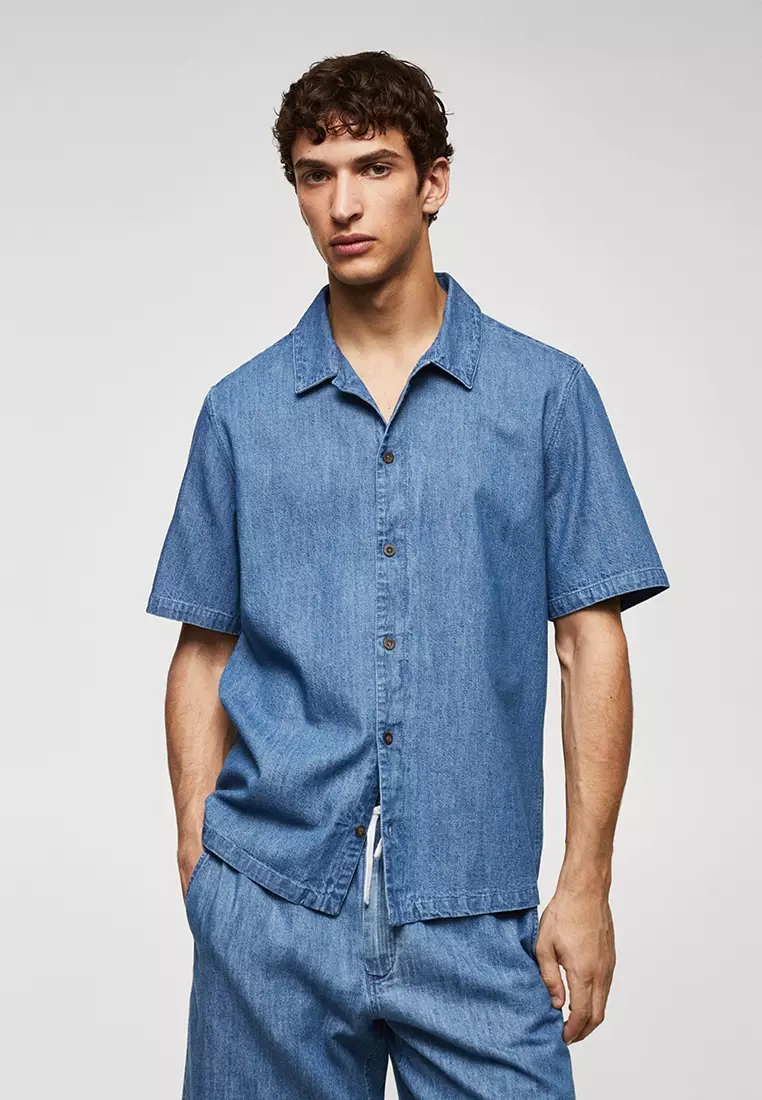 100% Cotton Chambray Shirt