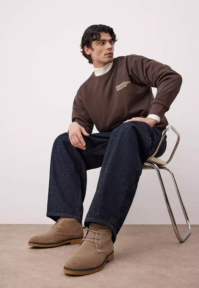 Lace-Up Chelsea Boots