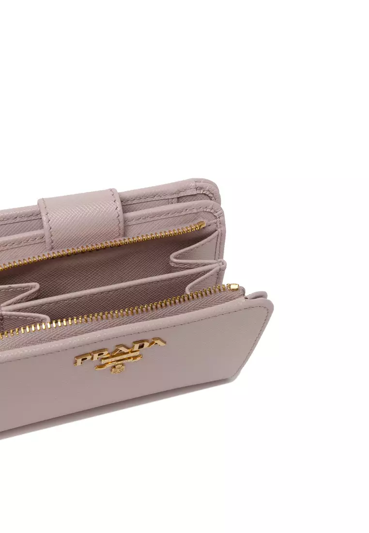 Prada small saffiano online leather wallet price