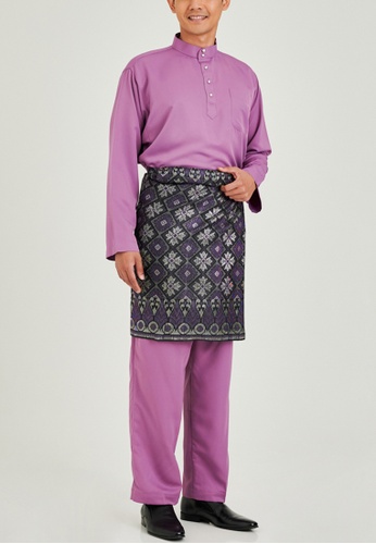 John Master purple John Master - Baju Melayu Cekak Musang Regular Fit 5814D - 2028 26E44AA817D3CDGS_1