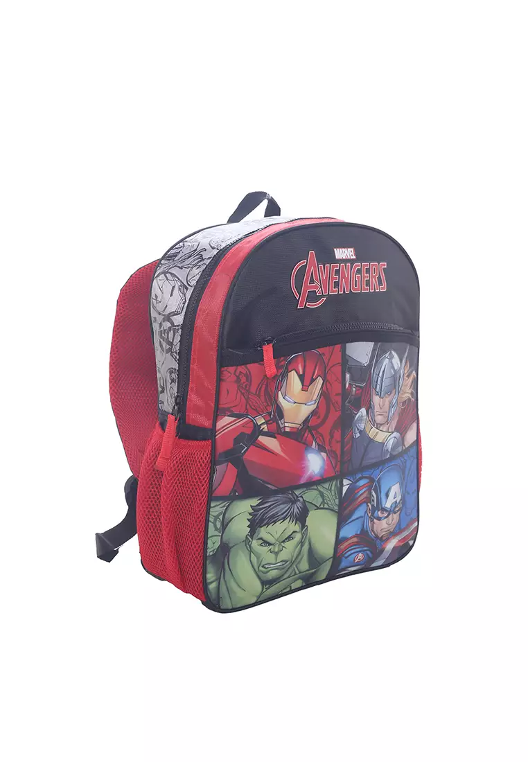Tas Anak Ransel Besar Marvel Avengers 39x30 cm Merah Hitam
