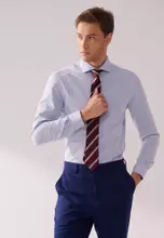 light blue and white