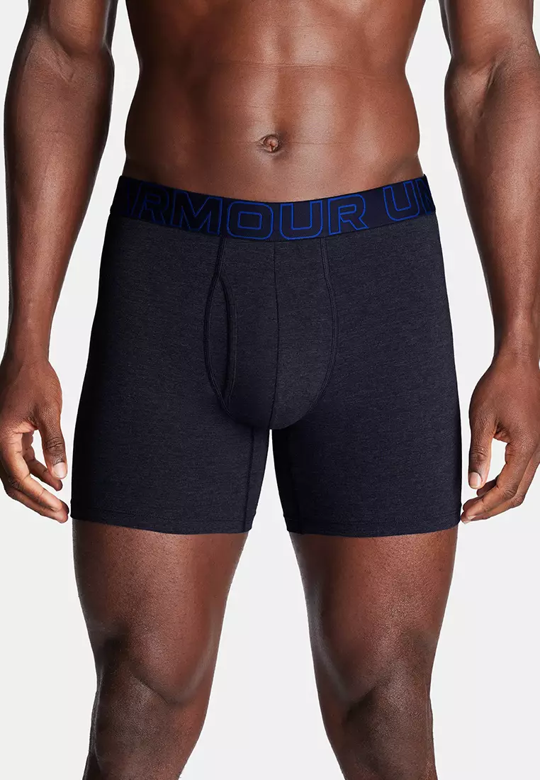 UA Performance Cotton男士6英寸Boxerjock®內褲3條裝