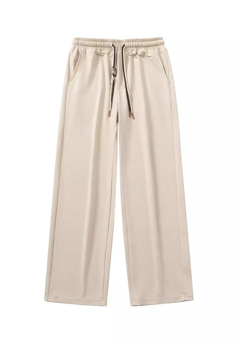 Pleated Wide-Leg Straight-Leg Pants AC-B208-5570