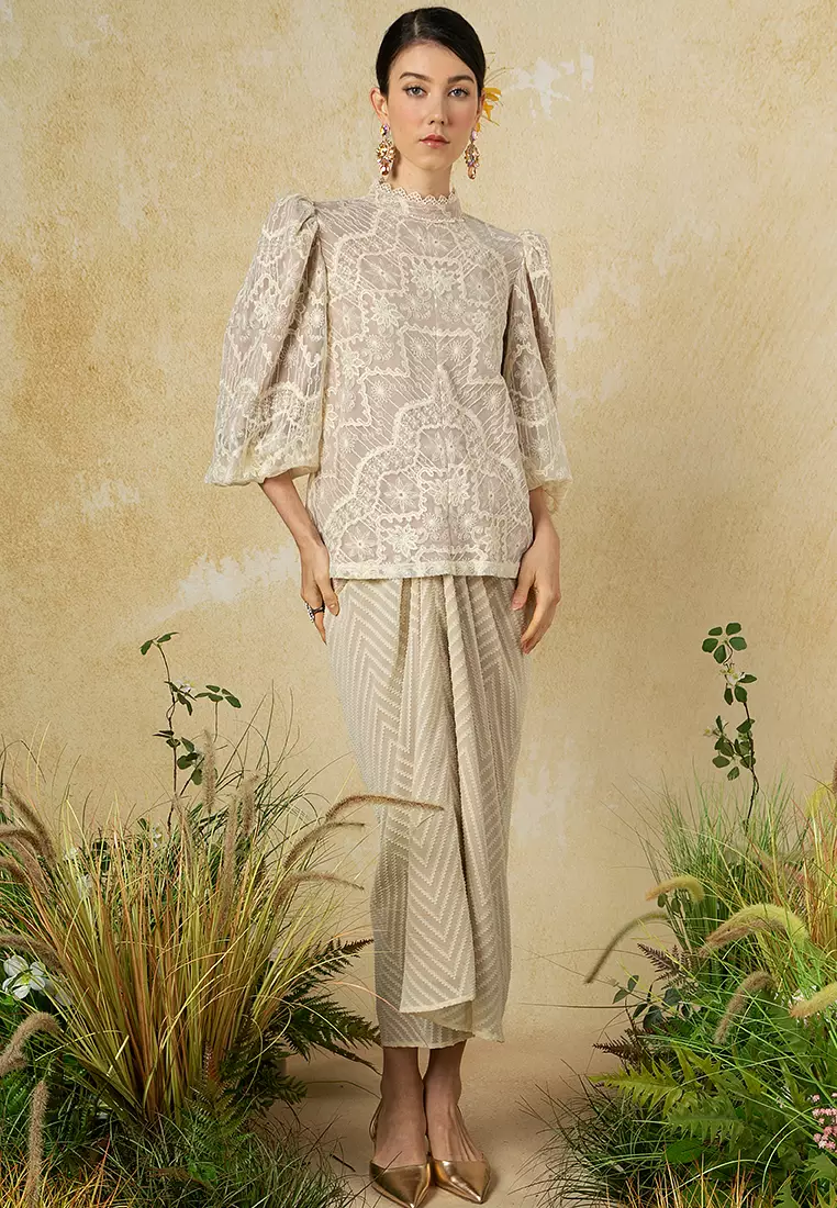 Asmara Kurung Kedah Lace Set