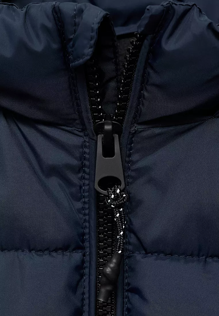 Long Coat With Padded Lining