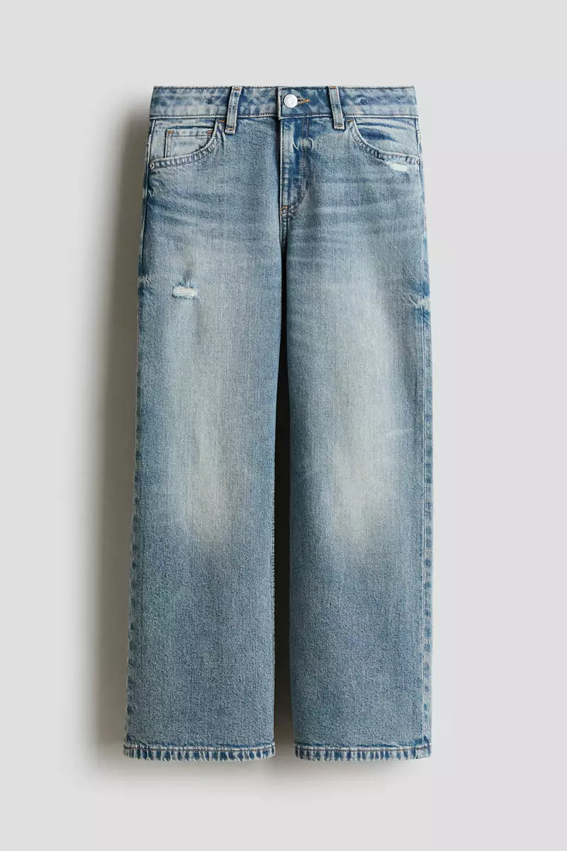 Baggy Fit Bootcut Leg Jeans
