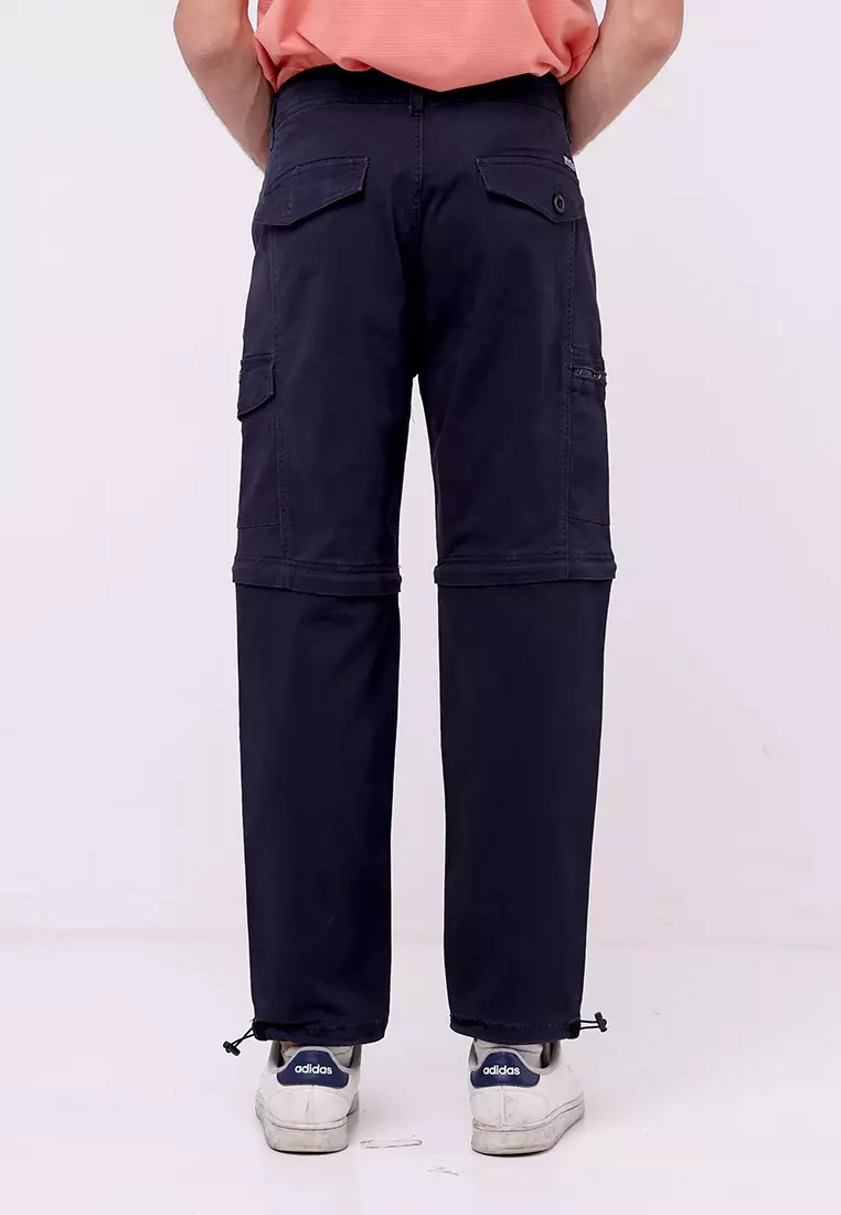 Relaxed Slim Built-In Flex Twill Pull-On Cargo Pants for Men - 37% Off!