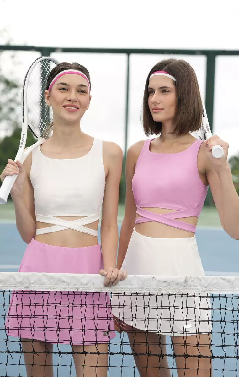 Lexi Crop Sports Bra Wanita - Cyclamen