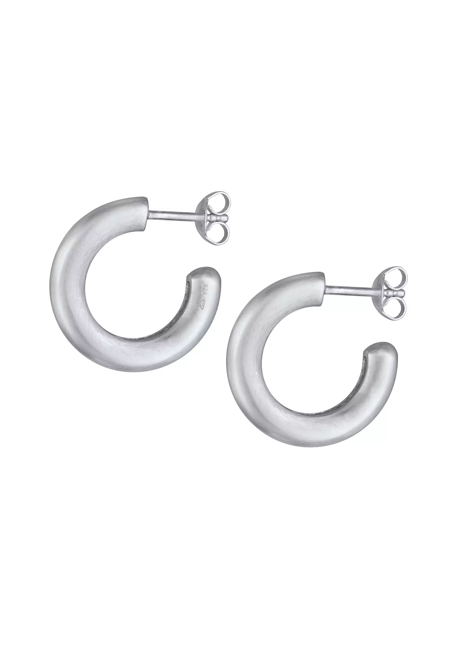 Earrings Men Creol Classic Matt