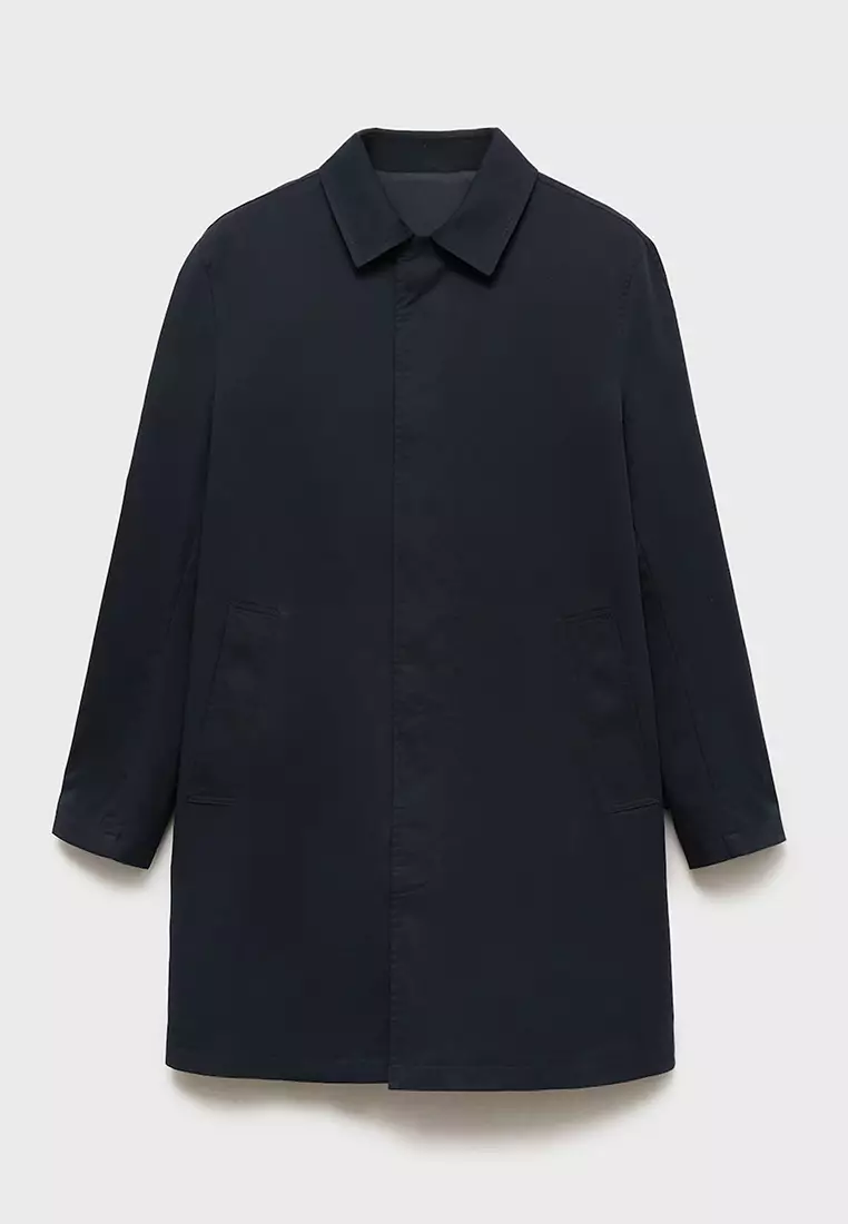 Classic Water-Repellent Trench Coat