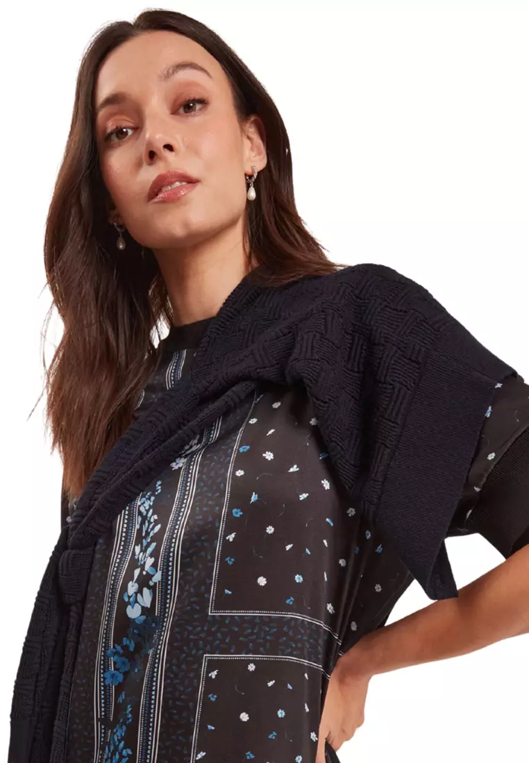 Buy TED BAKER Ted Baker AZZALA Printed Woven Front Boxy