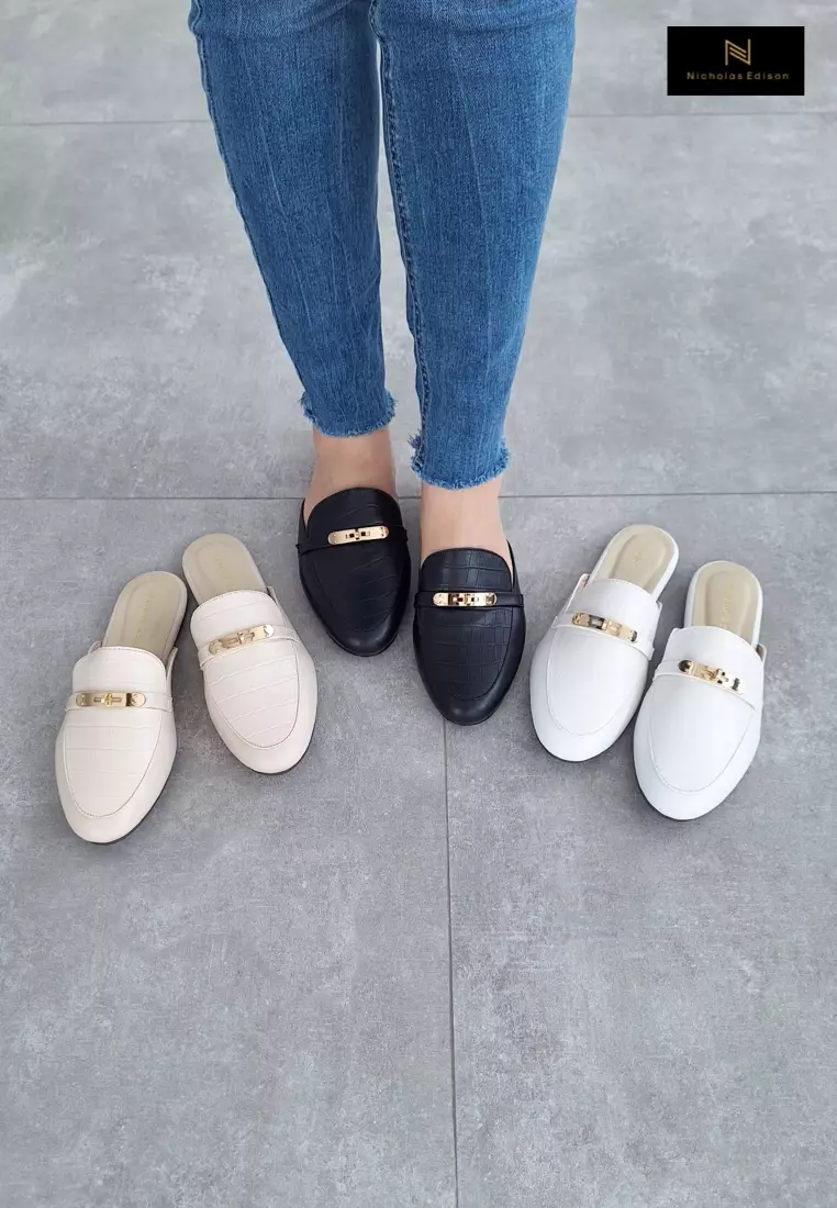 Nicholas Edison Flat Hiromi Cream