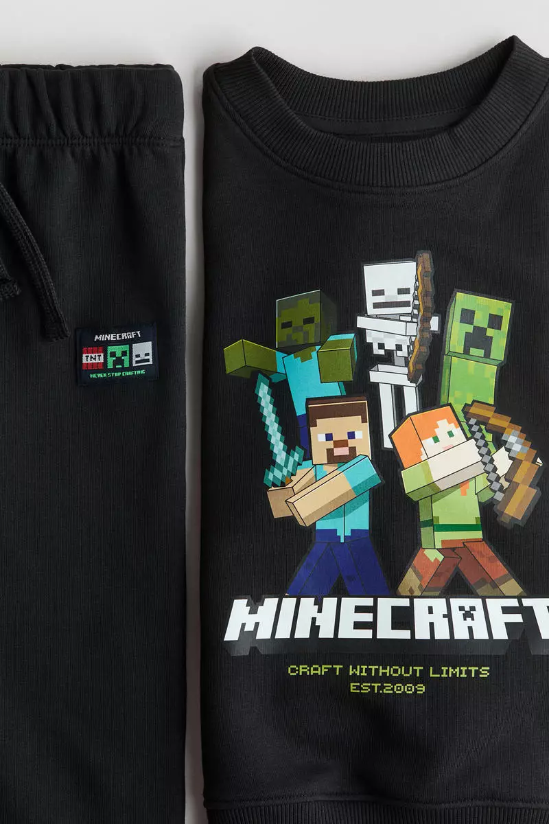 2-piece printed sweatshirt set