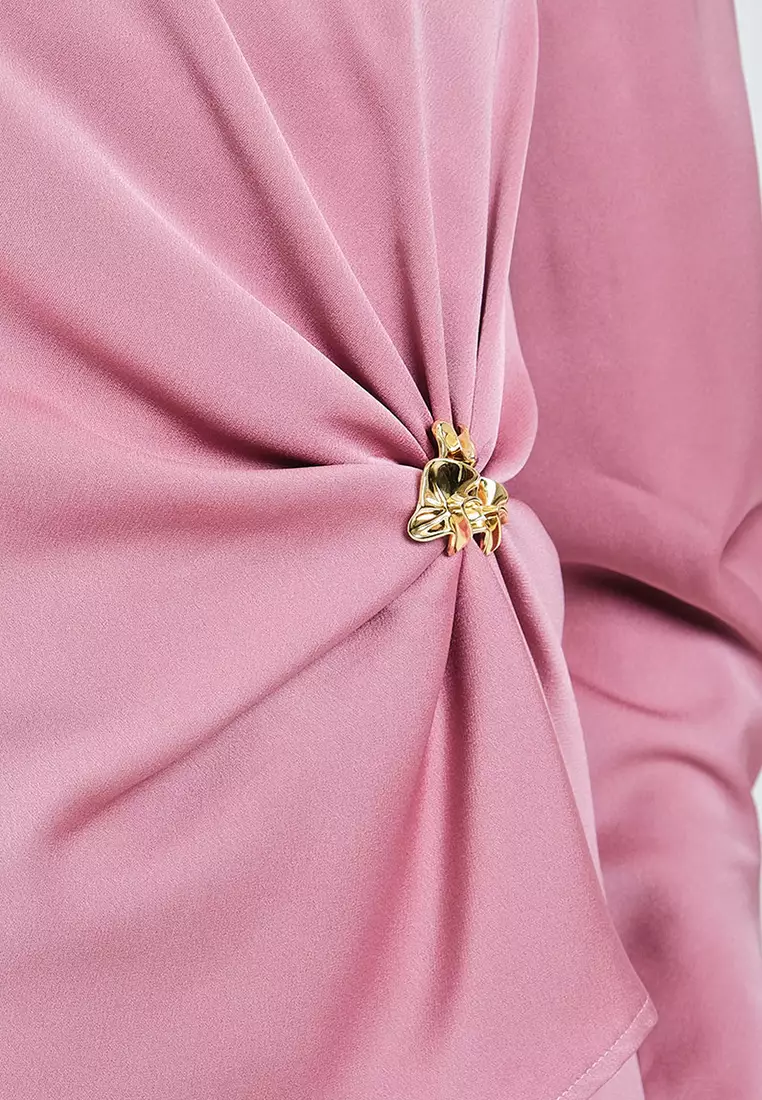 PREMIUM Bersama Blouse & Skirt - Dusty Rose