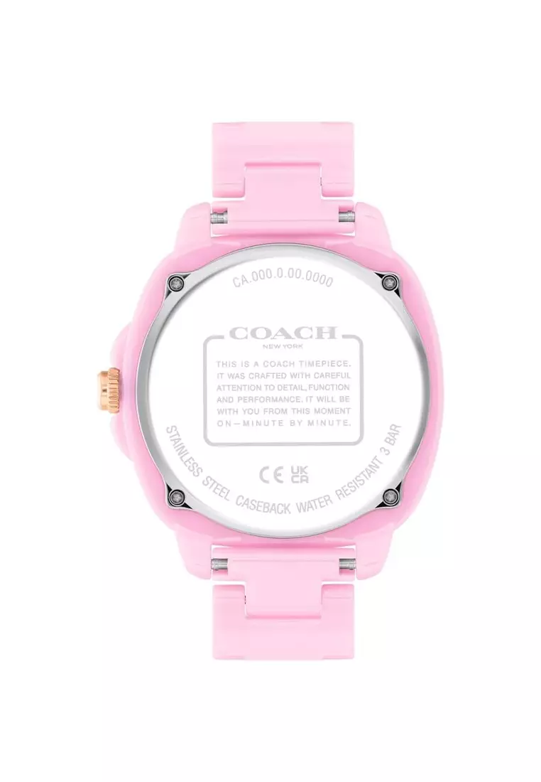 Buy Coach Kitt Pink Ceramic Strap Analog Watch CO-14504482 2026 Online ...