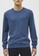 French Connection blue CASHMERE BLEND CREW 4F6F0AAA54E376GS_4