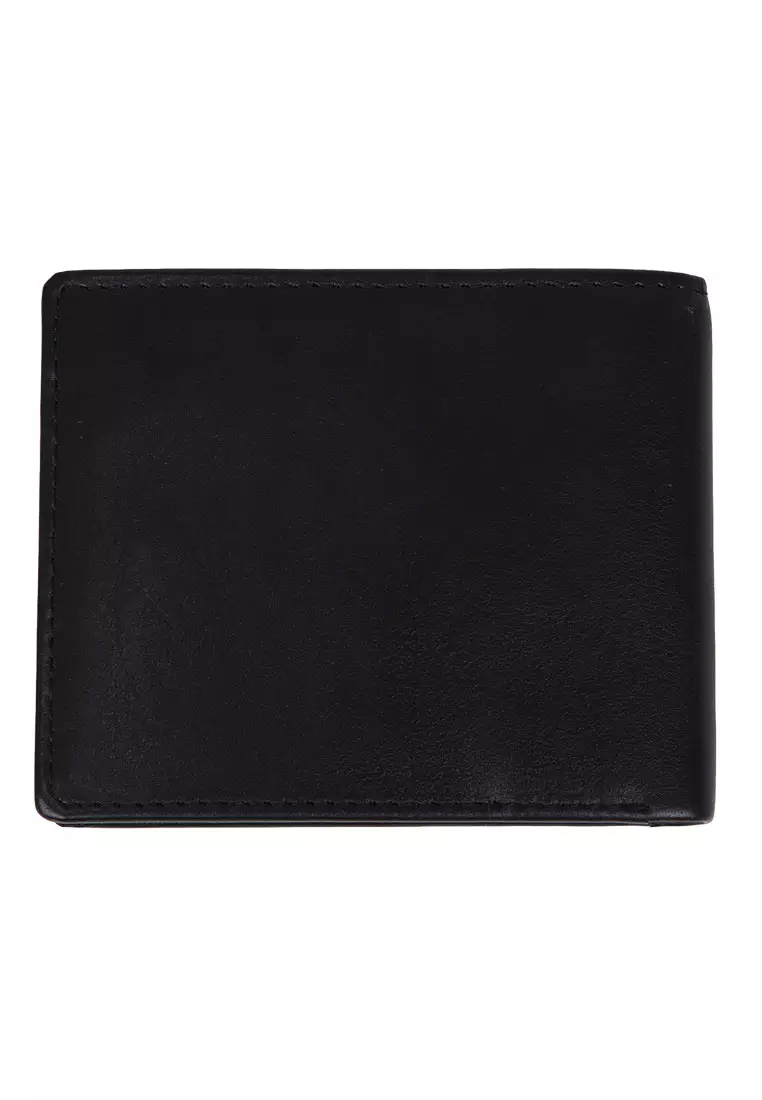 MLW SINGLE STONE LEATHER WALLET BLACK