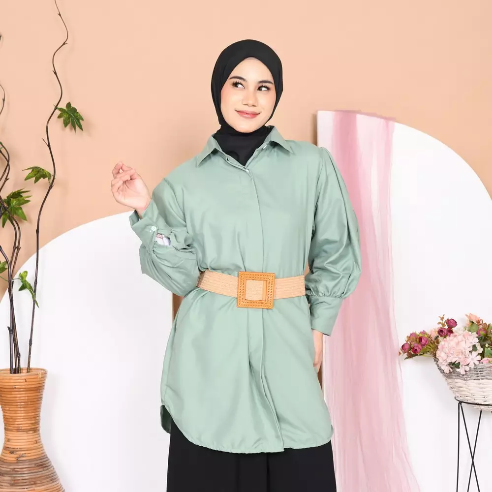 Ateera Tunic - Soft Matcha M20068 R97S2
