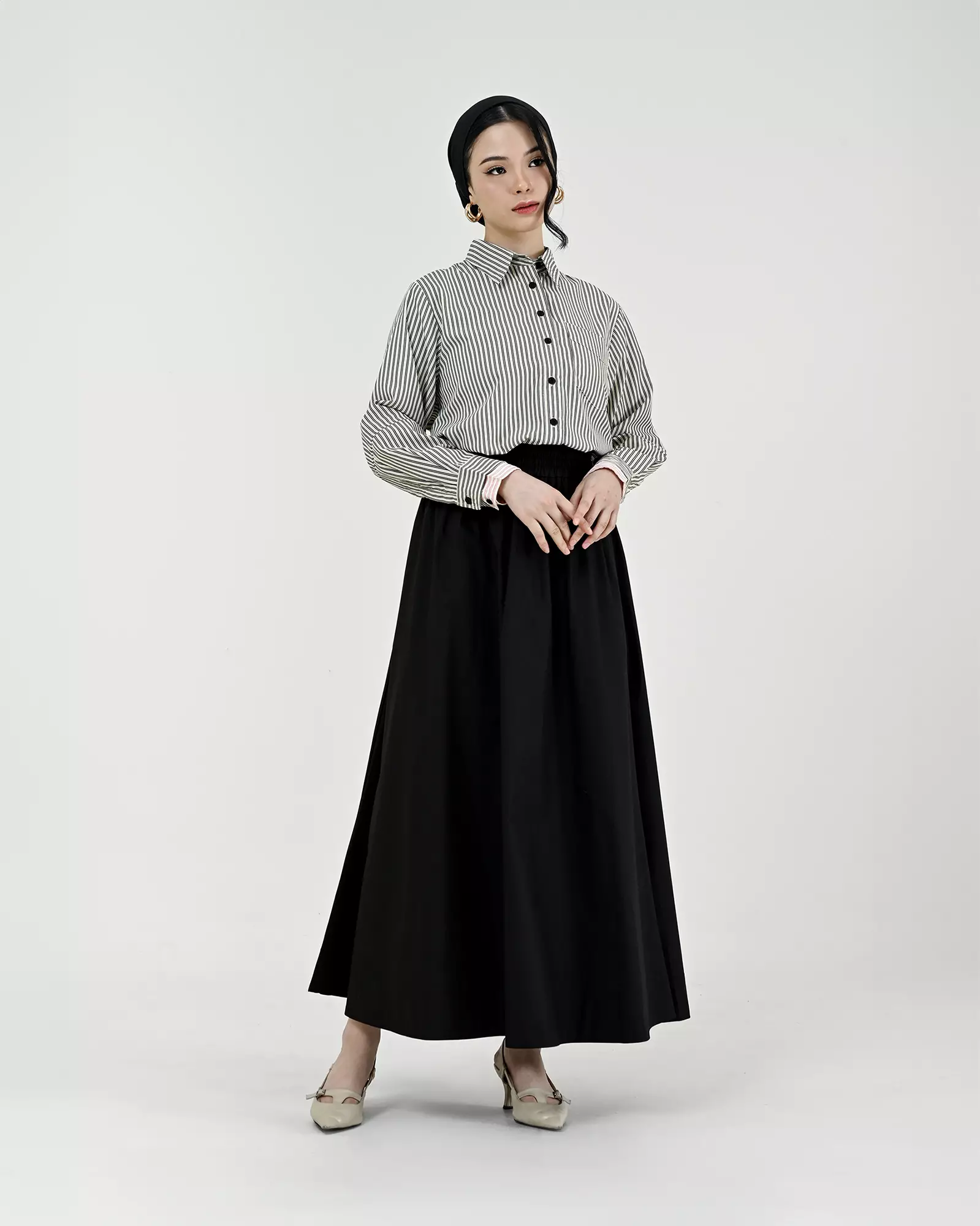 Geulis.id LUIKA SKIRT - Black