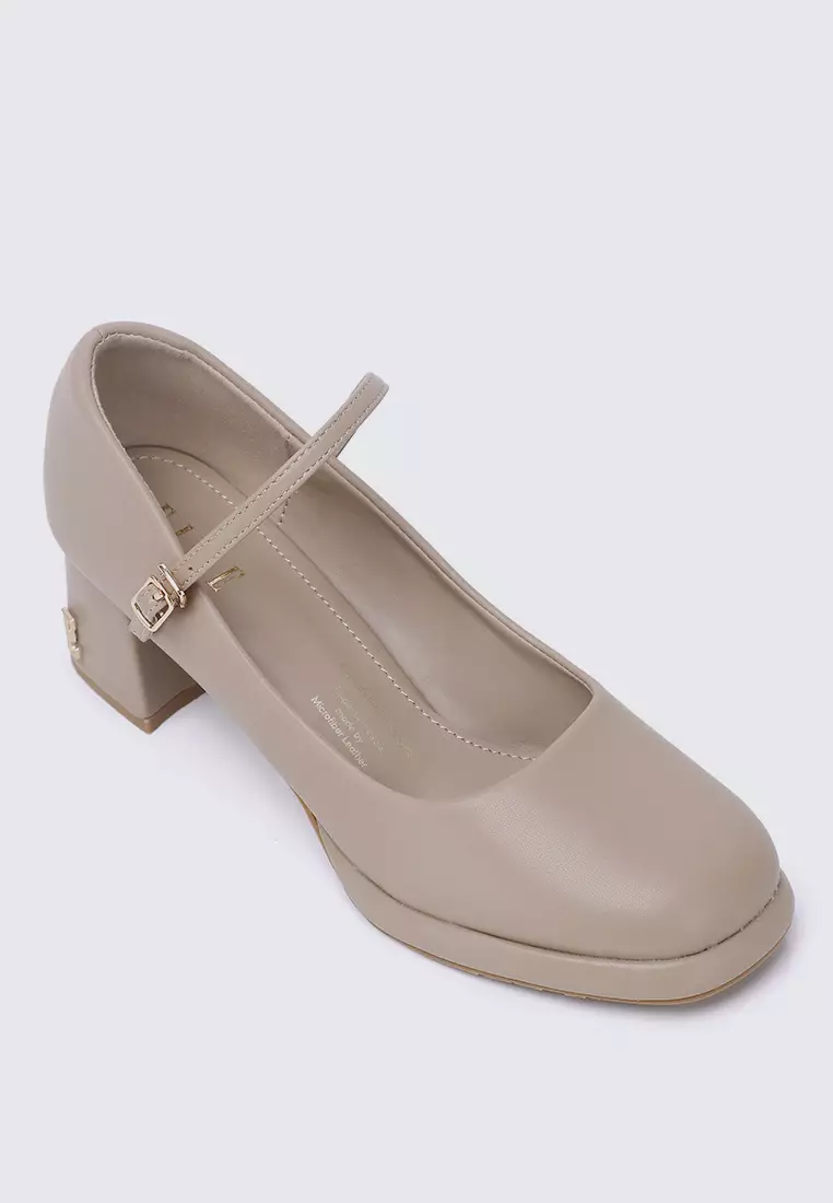 Denise Comfy Fit Footbed Microfiber Leather Mary Jane
