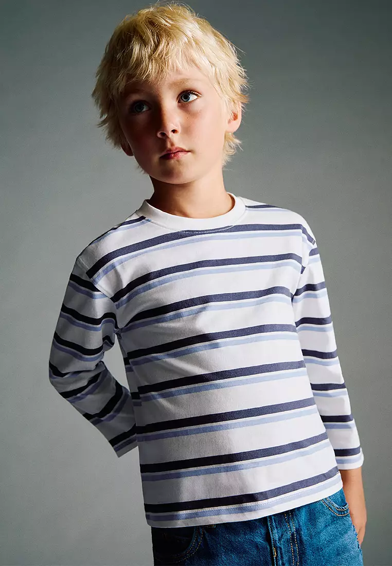 Striped Cotton T-Shirt