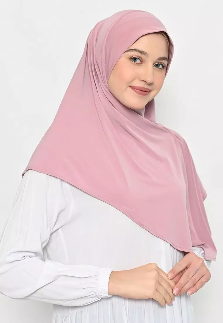 Segitiga Instan Oval Kania Dusty Pink