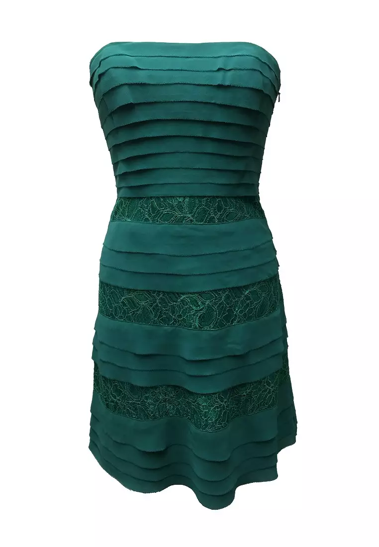 Sweetie Layered Lace Chiffon Draping Cocktail Dress