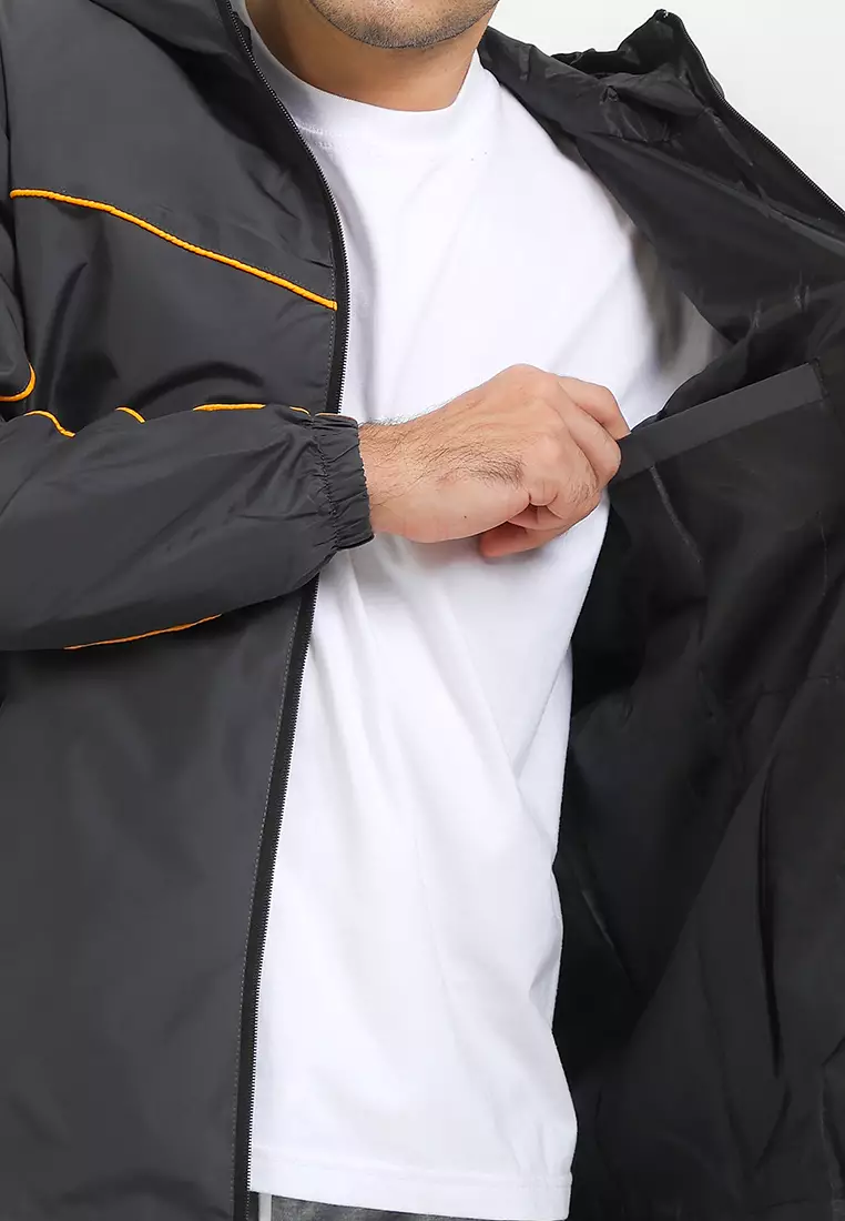 SYZLO Jaket Outdoor Packable Bisa Dilipat Jadi Tas - Grey