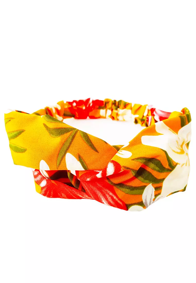 Twisted Headband Fiesta Orange