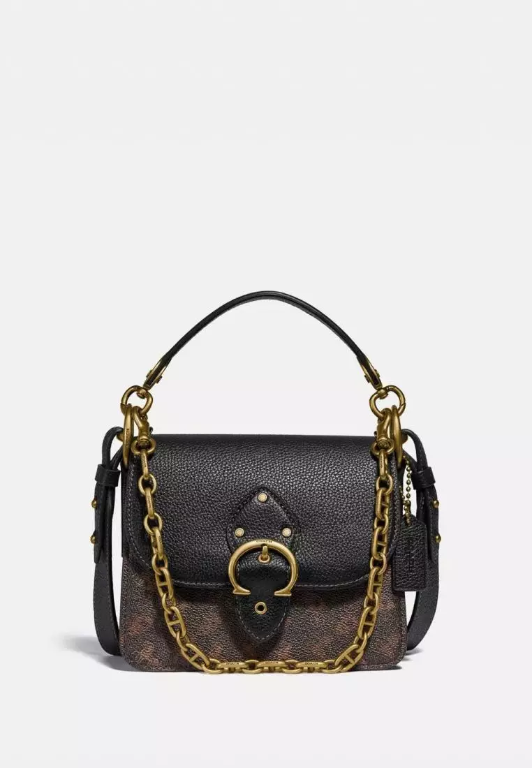 Jual Coach Coach Beat Shoulder Bag 18 With Horse And Carriage Print