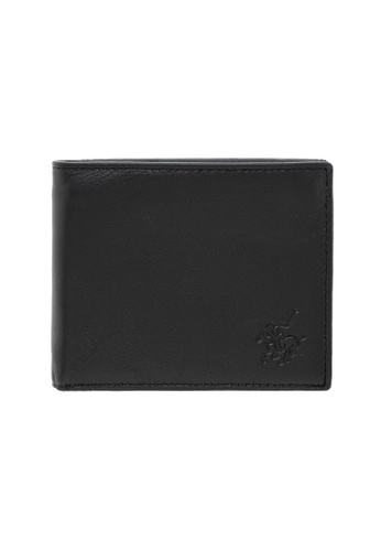 LancasterPolo black LancasterPolo Men's Top Grain Leather Bi-Fold RFID Blocking Wallet 8CD5CAC4EEFE72GS_1