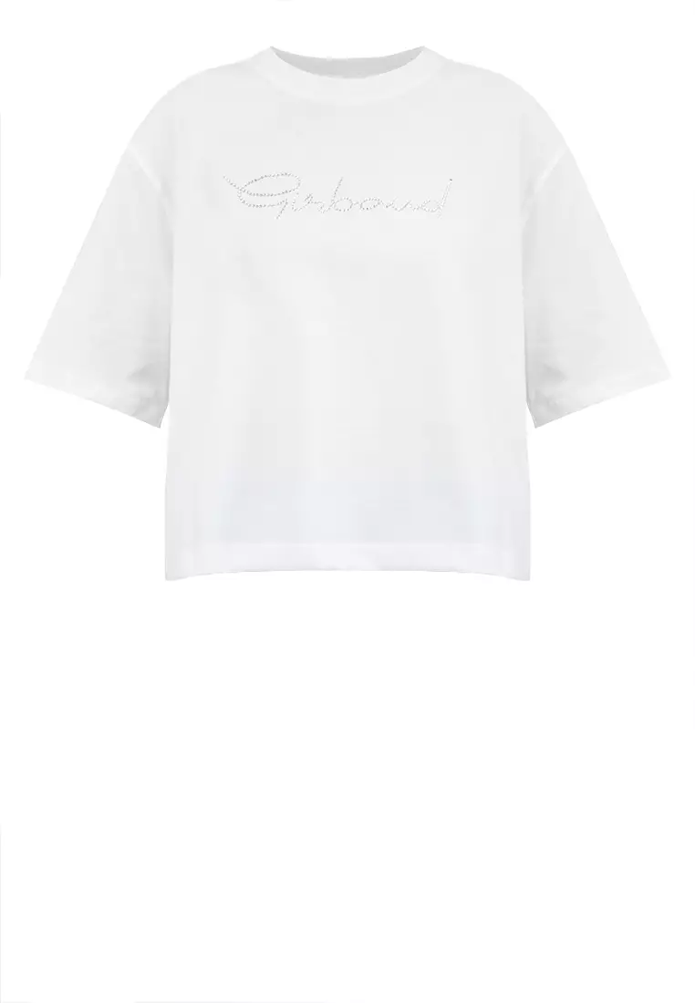 Ladies Rhine Crop Boxy Tee