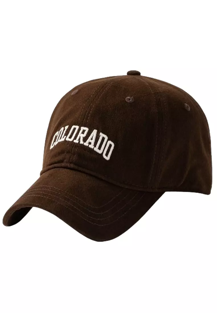 Topi Baseball Cap Bordir 3D Casual Style Colorado ORIGINAL - Coffe