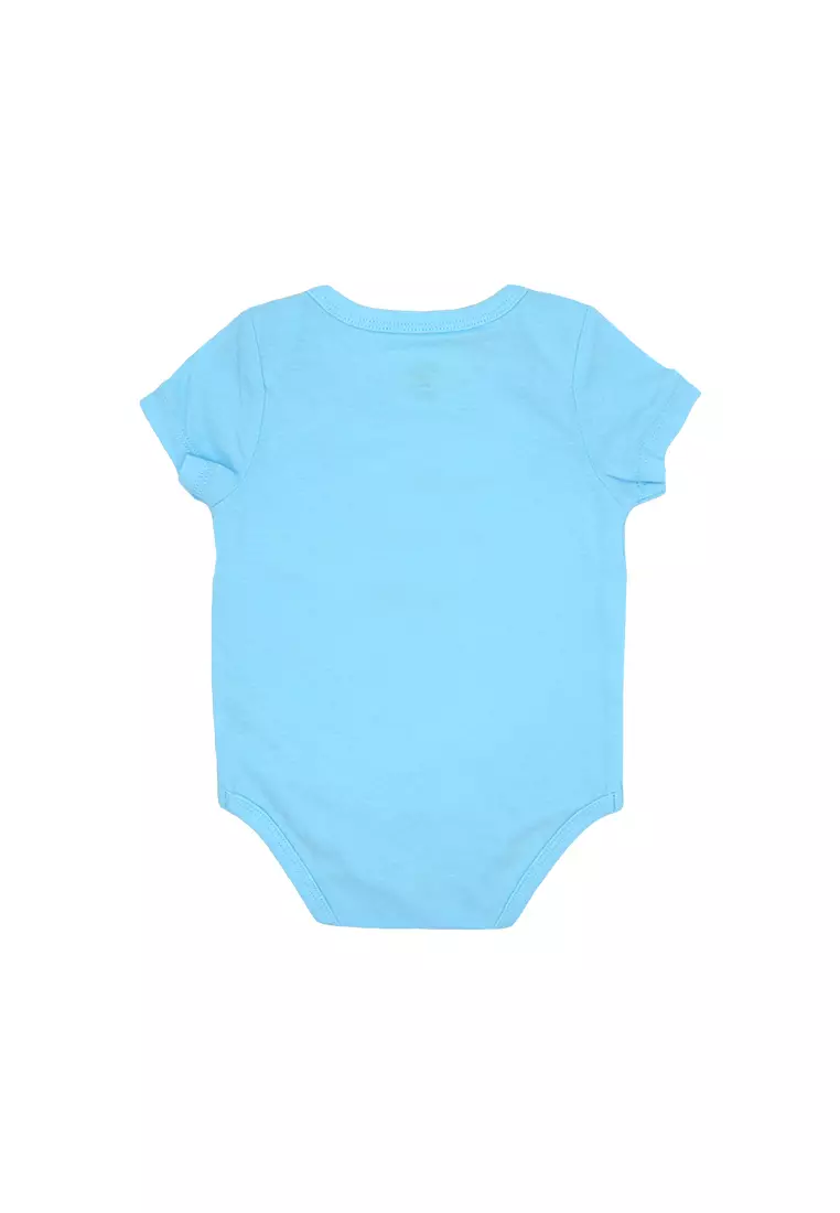 Baby Boy Licensed Newborn Essentials Short Sleeve Onesies Pack of 3 "Animal Roots"