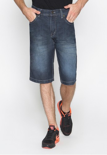 2Nd Red Short Pants Jeans Spray 151644