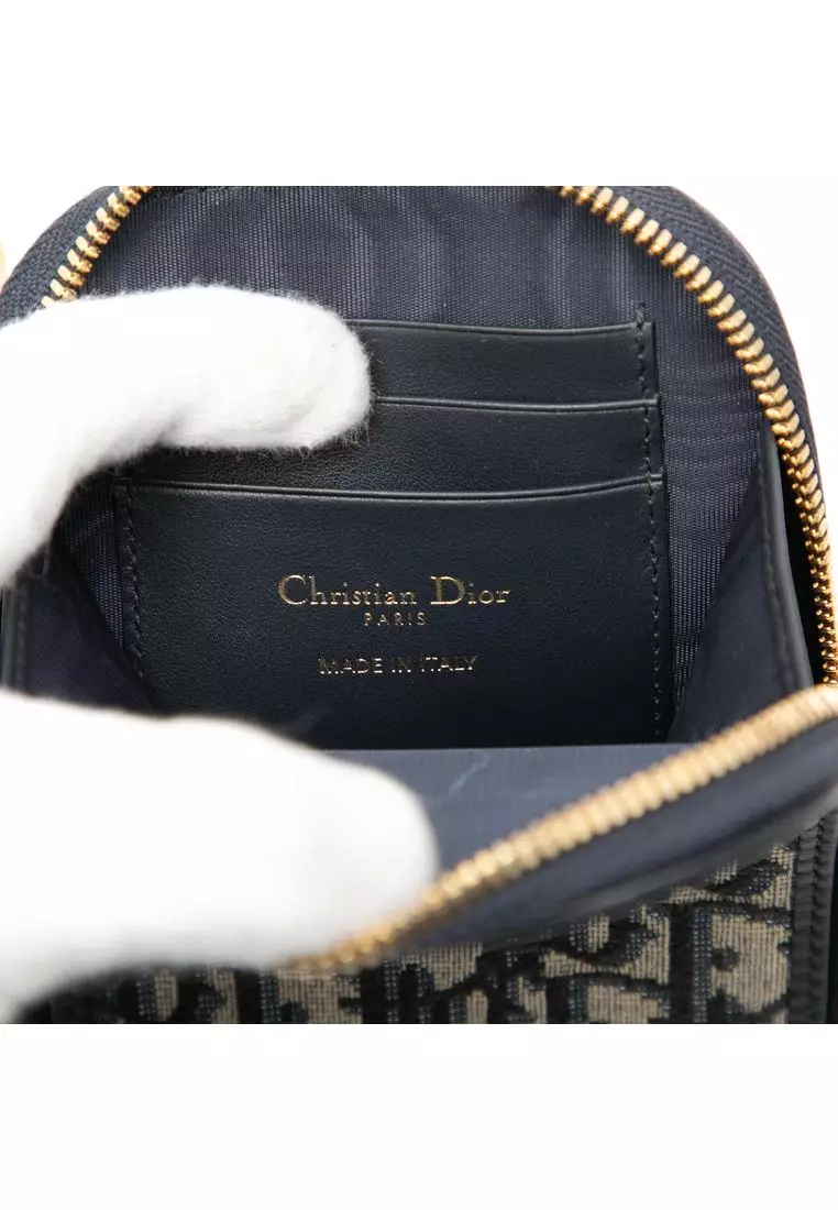Pre-Loved Dior Oblique Canvas 30 Montaigne Call In Dior Phone Holder