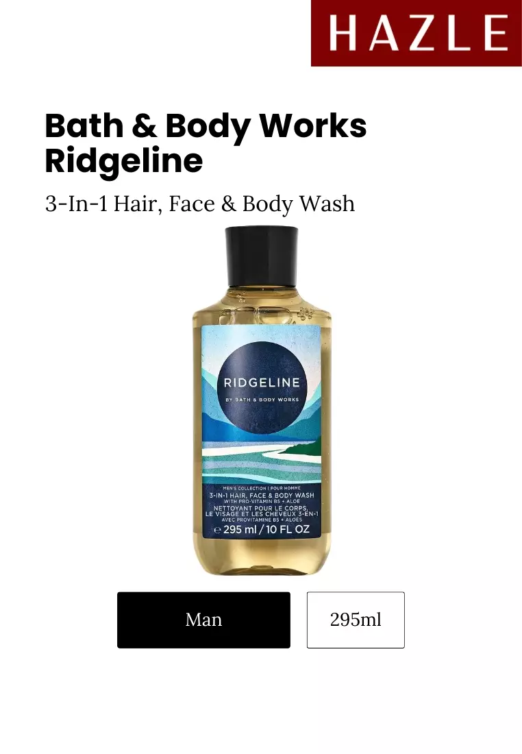 Bath & Body Works Ridgeline 3-In-1 Hair, Face & Body Wash Man 295 ml